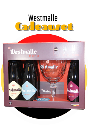 Westmalle - Cadeauset 6 bier + Glas