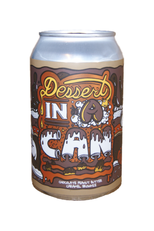 Amundsen Brewery - Dessert In A Can - Choco,Peanut & Caramel Brownie