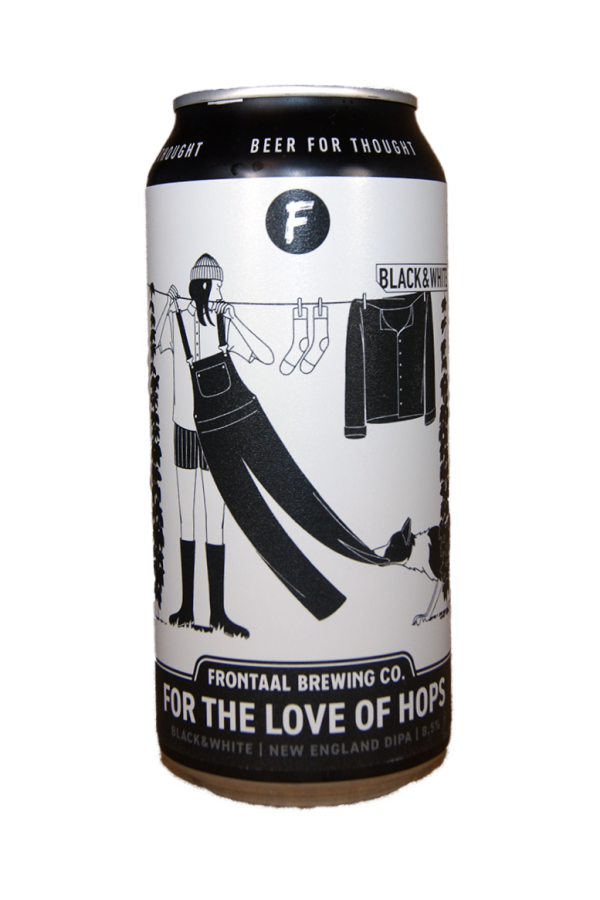 Frontaal - For the Love of Hops Black & White