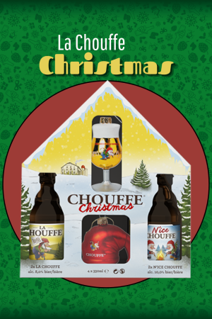 La Chouffe - Chouffe Biercadeau + 2 Chouffe Kerstballen