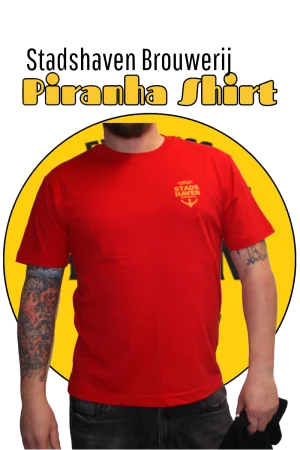 Stadshaven Brouwerij Rotterdam - Piranha Tripel Tshirt