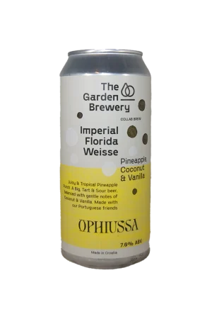 The Garden Brewery - Imperial Florida Weisse: Pineapple, Coconut & Vanilla