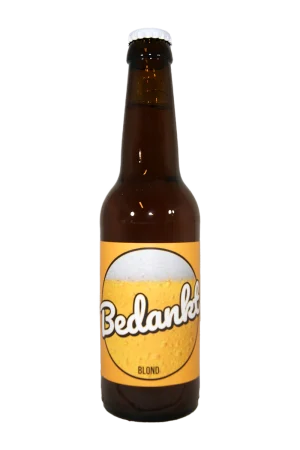 Biercadeau Fles - Bedankt