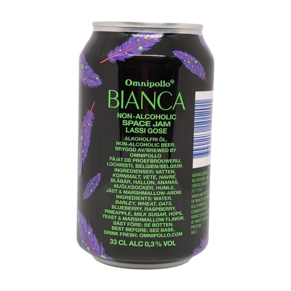 Omnipollo Bianca Space Jam | Non Alcoholic Pastry Gose - Afbeelding 2